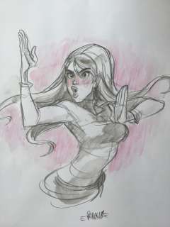 Barbucci, Alessandro - Illustration originale en couleur - Personnage Féminin | Catawiki