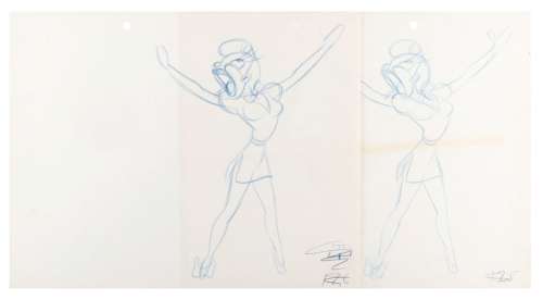 "Coal Black and de Sebben Dwarfs" Production Drawings. | Van Eaton Galleries