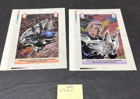 Shadow Hawk Four Color Card Art Proofs | misc / divers