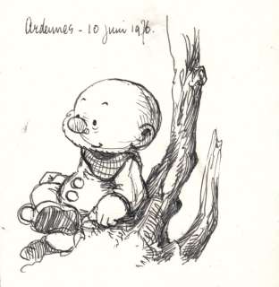 Dulieu, Jean (Oort, Jan van) - Originele tekening - Paulus de Boskabouter - Genieten van de natuur - (1976) | Catawiki