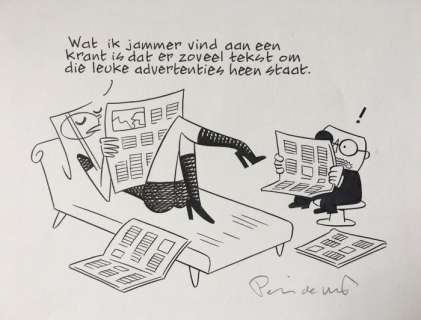 De Wit, Peter - Originele tekening - Sigmund - De krant - (2000) | Catawiki