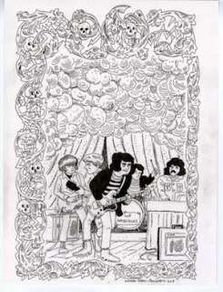 Grateful Dead Origins, Unused Cover — Noah Van Sciver Original Art | Denis Kitchen Art Agency
