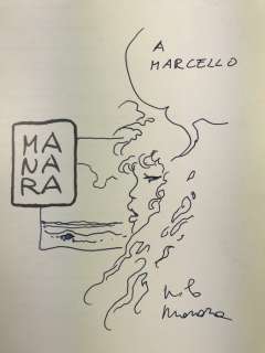 Milo Manara - Vol. monografico con dedica originale firmata - Agrafé - EO | Catawiki
