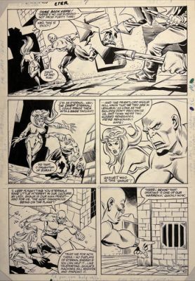 The Eternals (Vol.2) #7 Original Comic Art Pg 4 Sal Buscema Art 1986 Thena & Kro | eBay US (Buy It Now)