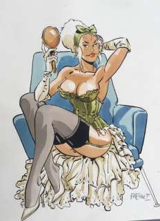 Meynet - Dessin original couleurs directes - Pin-Up | Catawiki