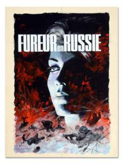 Joubert, Pierre | FUREUR EN RUSSIE. Illustration de couverture pour un roman | Coutau Bégarie