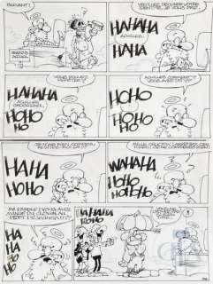Stuff et Janry/Passe-moi l’ciel. Planche originale du gag… | Dagoty