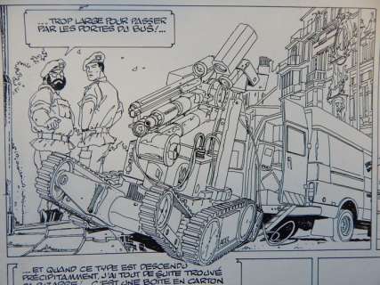 Francq, Philippe  - Originele pagina (p.9) - Des villes et des femmes T1 / Vrouwen en Steden 1 - (1986) | Catawiki