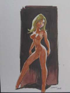Dany - Portfolio Colombe + Dessin original de Colombe - Pin-up de Dany - (1985/2018) | Catawiki