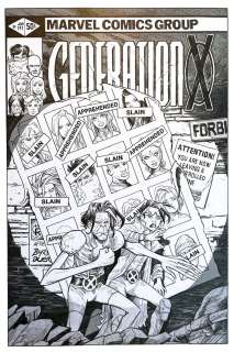 Raul Fernandez, John Byrne | Generation X Cover Homage To X-Men 141 By Raul Fernandez | ComicArtFans Classifieds