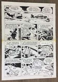 Mouminoux, Guy (Dimitri) - 2 Planches originales - Rififi, le moineau turbulent - La Leçon de bravoure  (1970) | Catawiki