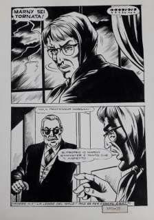 Satanik #185 - original page "Le origini di Satanik" - illustration originale - (1972) | Catawiki