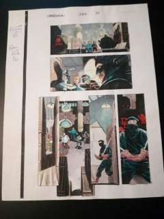 daredevil  380 - Original hand coloured / inked page with corection - Other - (2000) | Catawiki