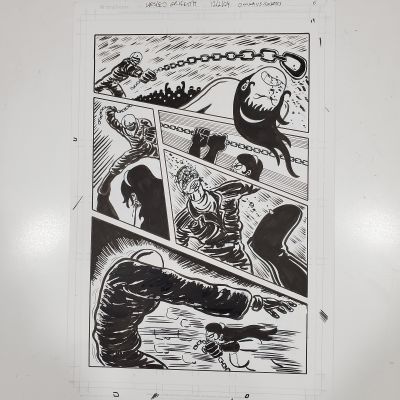 Wesley Griffith, Wesley Griffith, Rocko Jerome | Donna Vs Rockers Page 6 | ComicArtFans Classifieds