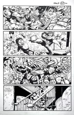 Kevin Eastman, Simon Bisley, Eric Talbot | Kevin Eastman’s Roninbebop - the Very Angry Seven - Heavy Metal, 1996 - Kevin Eastman Simon Bisley Eric Talbot | ComicArtFans Classifieds