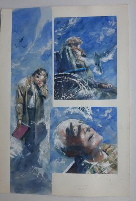 George Pratt | George Pratt: Enemy Ace, Page 101 | ComicArtFans Classifieds