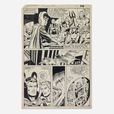 Don Perlin and Joe Sinnott, Defenders #95 Story Page 14 Original Art (Marvel Comics, 1981) | Landry Pop Auctions