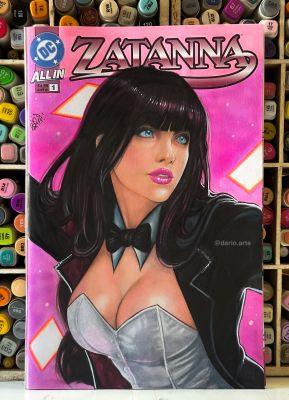 Dario | Zatanna sketch cover by Dario Arte | Raremarq (Buy It Now)