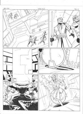 Andres Ponce | Clone Wars Page 05 Bacta Raid | ComicArtFans Classifieds