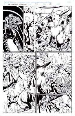 Joe Bennett, Ralph Cabrera | Bennett - the Sensational Spider-Man #32 P.18 | ComicArtFans Classifieds