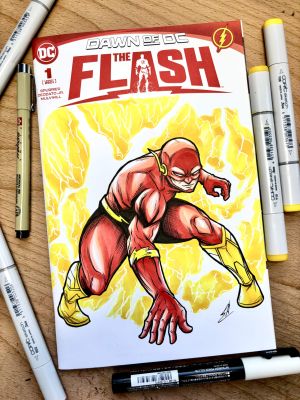 Kang Jing | Flash Sketch Cover by Kang Jing (KJ) | Raremarq (Buy It Now)