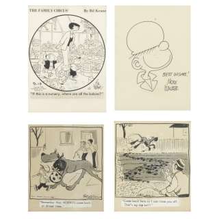 A group of original daily comic strip artwork including Beetle Bailey, Marmaduke, The Family Circus, and others | Bonhams