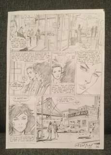 Grenson, Olivier - Page crayonnée (p.36) - XIII Mystery T.13 - Judith Warner  (2018) | Catawiki