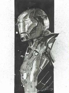 Iron Man - Original Painting - Daniel Azconegui - EO | Catawiki