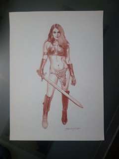 Red Sonja - Original art  - by sanjulian - (2015) | Catawiki