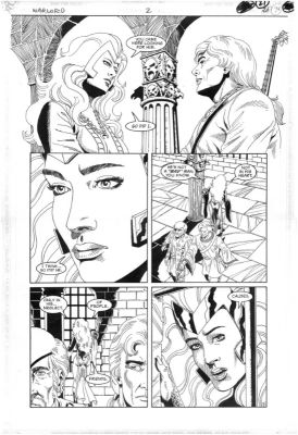 Dameon Willich, Rick Hoberg, Mike Grell | The Warlord (1992) #2 Mini-Series Page 21 Jennifer Morgan! Joshua (Tinder) Morgan! He Is Not a Bad Man! Only His Neglect of People, Friends,. Causes! | ComicArtFans Classifieds