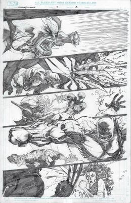 Gerardo Sandoval | Spider-Man & Wolverine Issue 9 - Gerardo Sandoval | ComicArtFans Classifieds