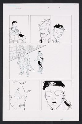 Ryan Ottley | Invincible #18 (2004) Page 19 Pencils And Inks By Ryan Ottley | ComicArtFans Classifieds