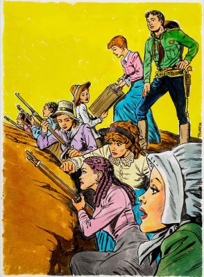 Lot 21 - Truscia Manlio - "Capitan Miki - Donne in armi ", 2020 | Urania Casa d’Aste