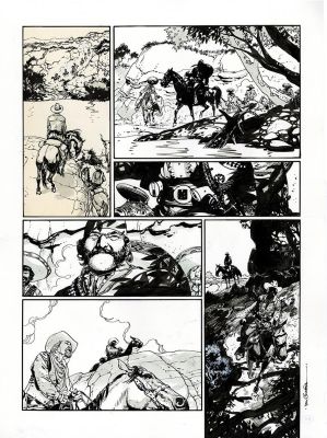 R.M. Guera | R.M. Guera - "Tex: L’uomo Dalle Pistole D’oro", Page 3 | ComicArtFans Classifieds