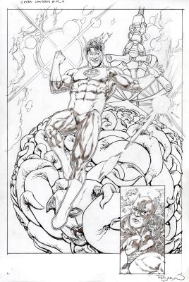 Fernando Pasarín | Green Lantern #14 P. 4 | The Green Room