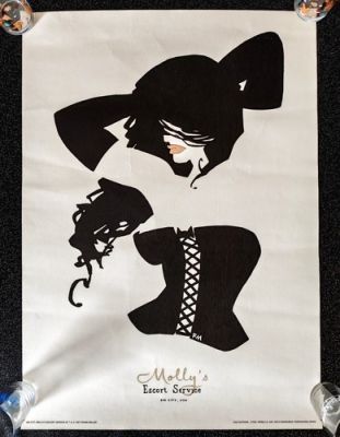 RARE Original 1997 Sin City Poster Print Molly’s Escort Service Frank Miller LTD | eBay Europe (Buy It Now)