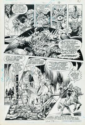 Lot 568 - Steve Bissette & Rick Veitch - "Swamp Thing - The End", 1986 | Urania Casa d’Aste