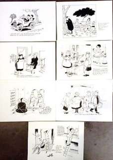  - Bellus, Jean - 7 Originele cartoons  - Page volante 