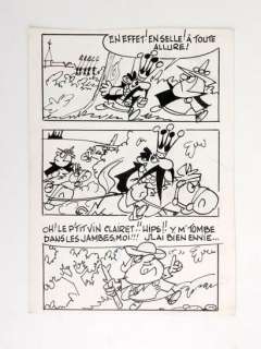 BISSOT Noël Le baron Planche... - Lot 268 - BISSOT Noël Le baron Planche 31 d’un mini récit publié...