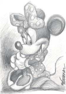 Minnie Mouse - Disney Classics - Original Drawing - Joan Vizcarra  - EO | Catawiki