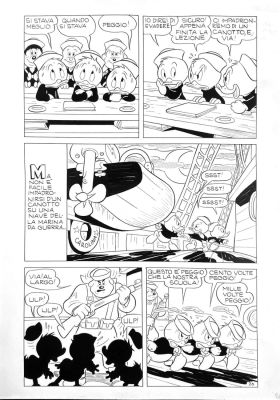 Lot 309 - SCARPA - Paperino e la Scuola dei Guai | Little Nemo