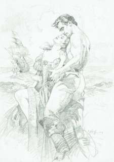 A. Biffignandi  - original sketch "Amore Puro" - cm 33 x 46 - Page volante | Catawiki