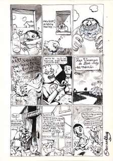 WINSHLUSS & CIZOMonsieur... - Lot 66 - WINSHLUSS & CIZOMonsieur FerrailleDrôle planche originale...