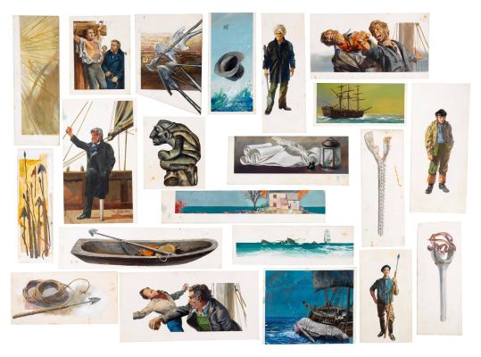 Lot 90 - Riga, Diego e Dale (Giorgio De Gaspari) - Moby Dick, 1965 | Urania Casa d’Aste