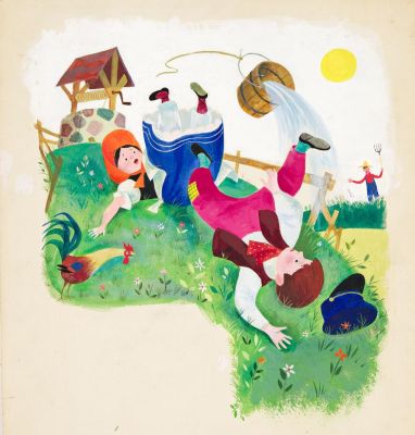 Lot 54 - Dale Maxey, (1931-1978), Jack and Jill. Circa 1960.