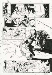  - Spider-Man Vol 1 #202 (UK) - Original art page by Andie Tong and Kris Justice - EO - (2010) 