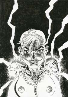 Rufus Dayglo - tank girl - bad wind rising issue 3 cover - rufus dayglo art