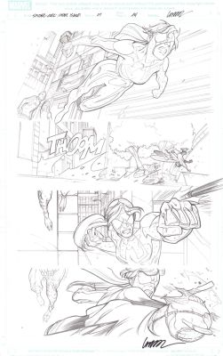 Pepe Larraz | Spider Island #1 P. 14 | The Green Room