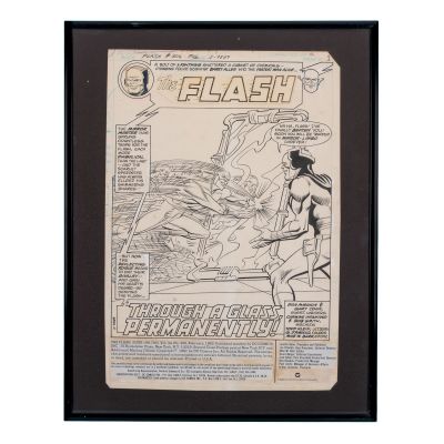 Lot 171 - The Flash #306, Page 1 Original Comic Art by Carmine Infantino & Bob Smith (DC Comics, 1982) | misc / divers