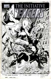 Jim Cheung | AVENGERS:THE INITIATIVE #3 Cover Art | Jim Cheung